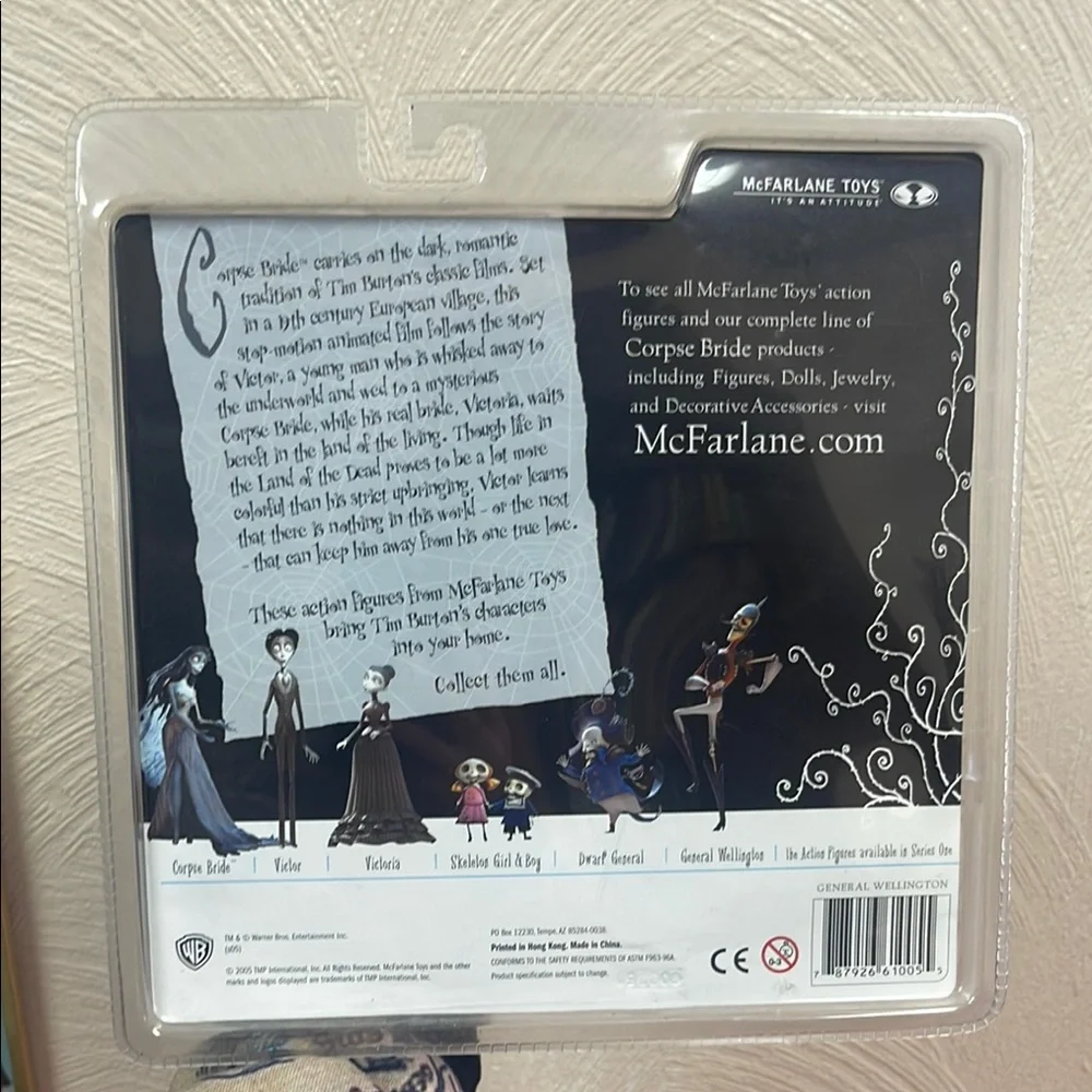 Tim Burton's Corpse Bride General Wellington Figure - Picture 2 of 11
